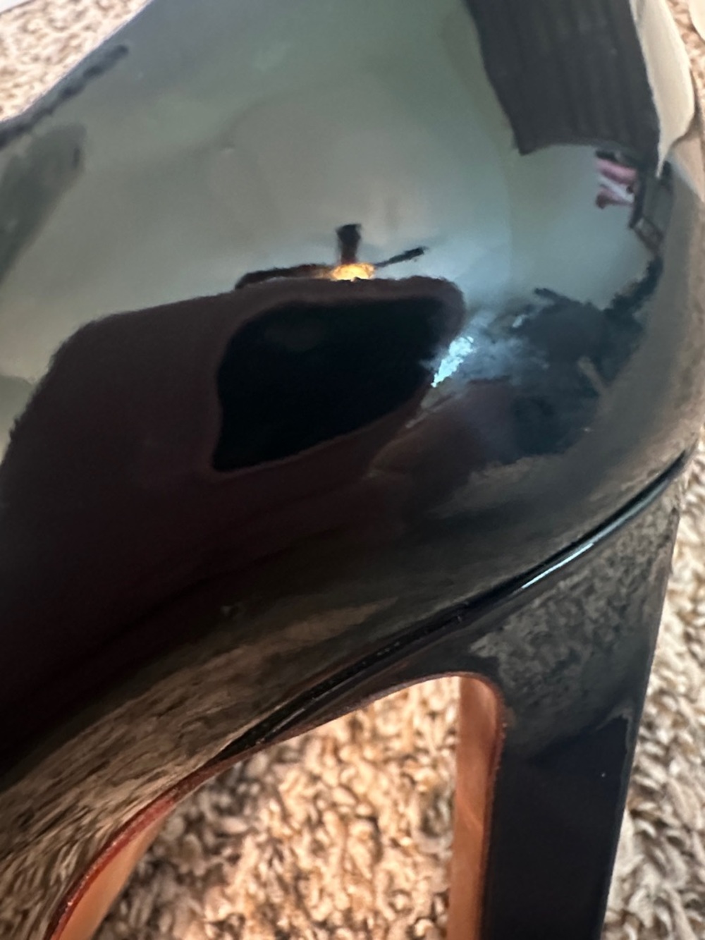 Celine Navy Patent Mary Jane Heels with box and dust bags  Size 37 - Picture 9 of 15